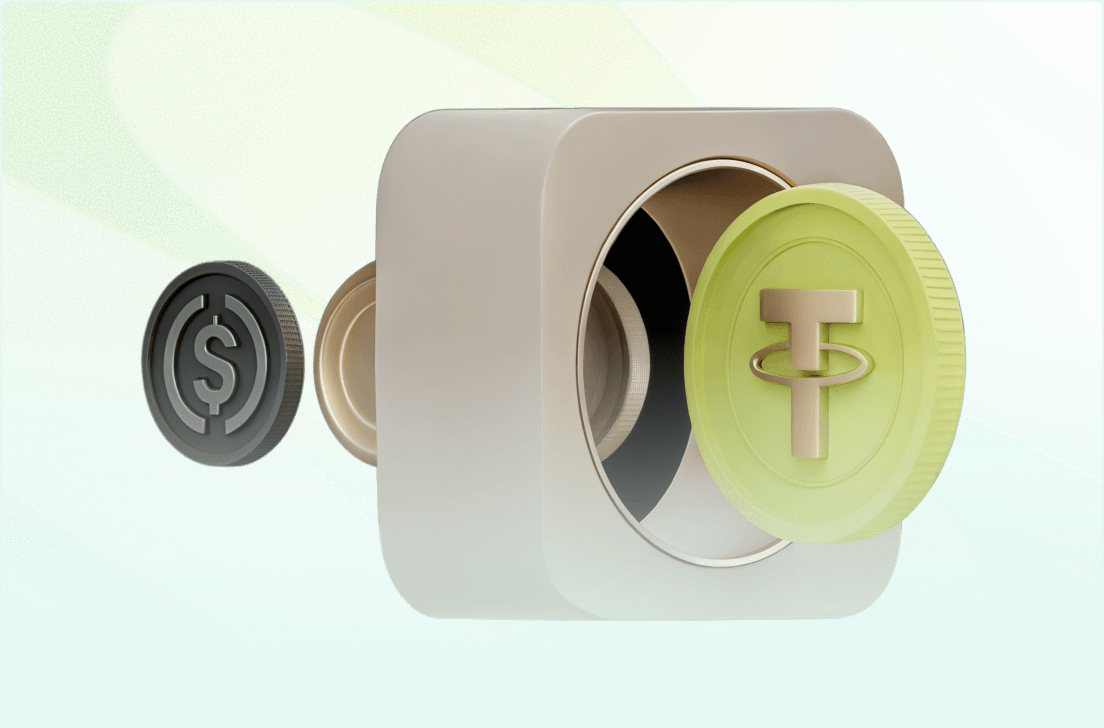 Instant USDT → USDC conversion